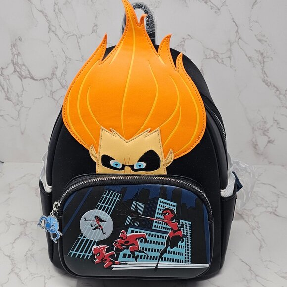 NWT Loungefly Loungefly Disney Pixar The Incredibles Villains Scene Syndrome Min - Picture 1 of 7